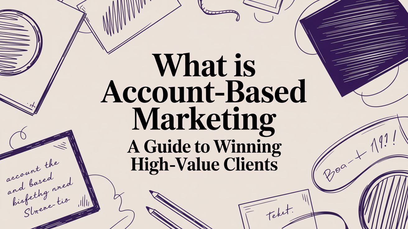 What Is Account-Based Marketing? A Founder's Guide to Landing Big Deals
