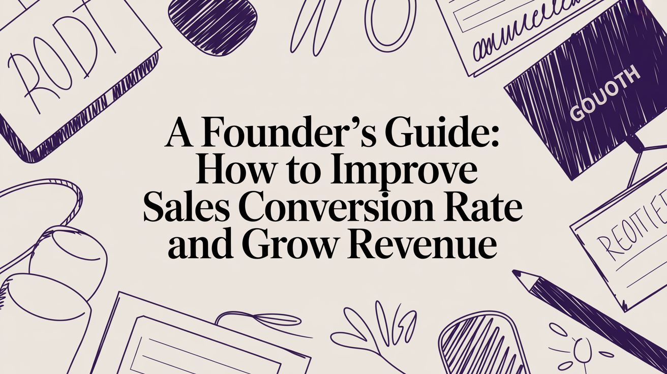A Founder's Guide: How to Improve Your Sales Conversion Rate