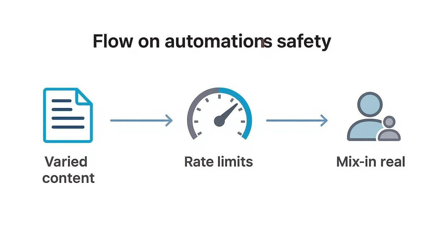 Infographic about twitter automatic tweets