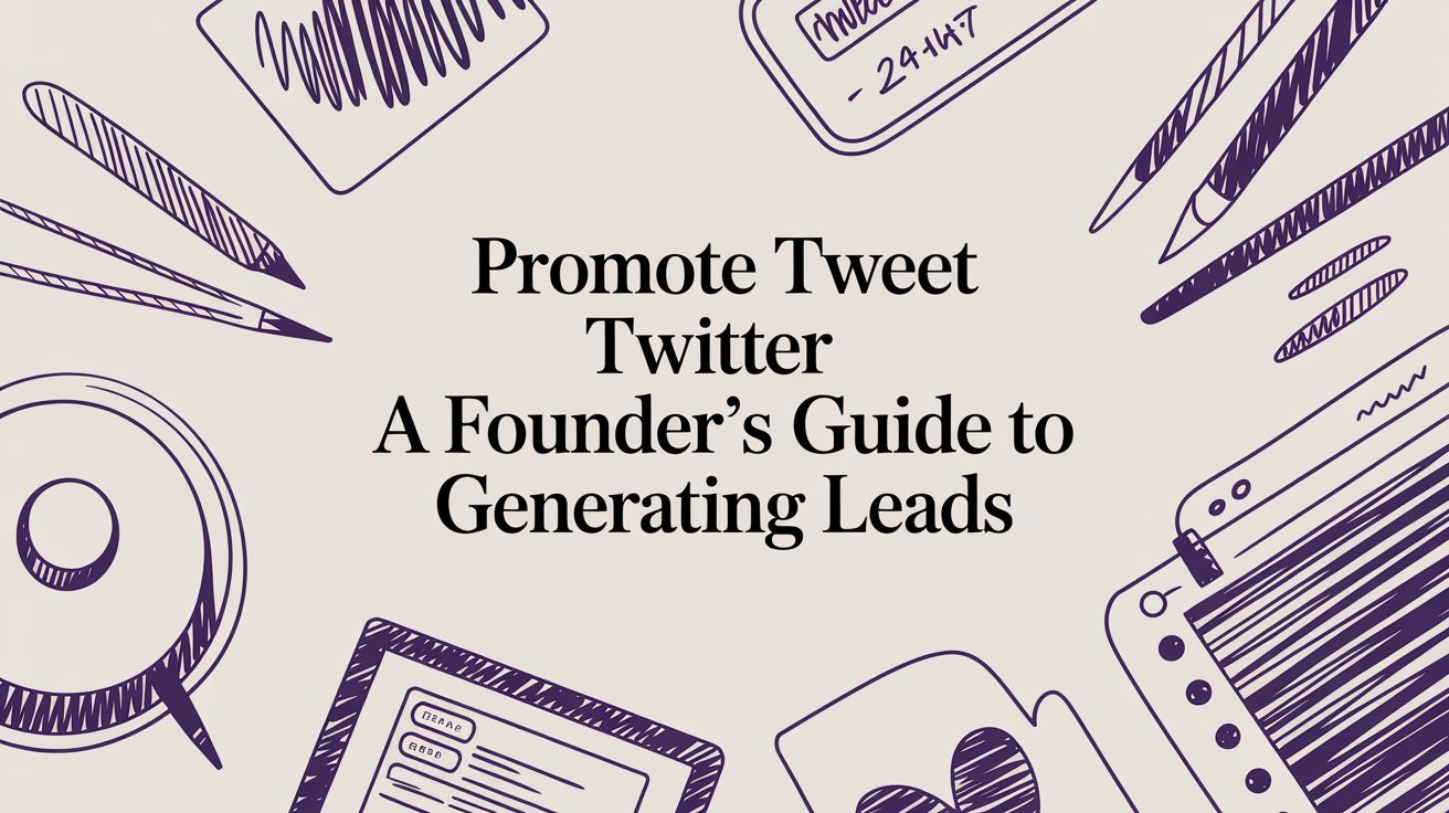 Promote Tweet Twitter A Founder's Guide To Generating Leads