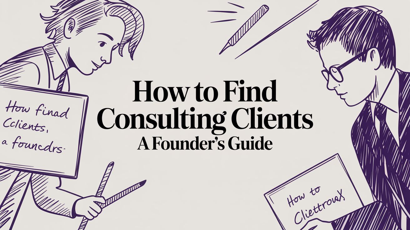 How to Find Consulting Clients: a Founder's Guide