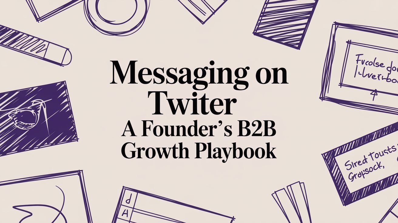 Messaging on Twitter: A Founder's B2B Growth Playbook