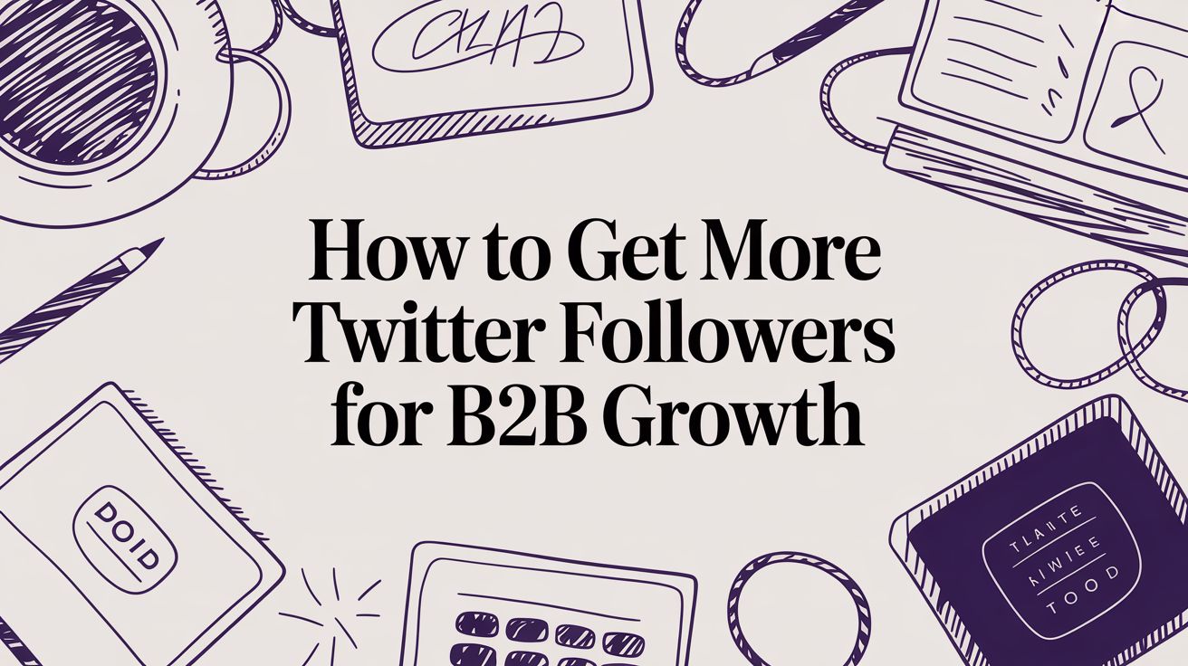 How to Get More Twitter Followers for B2B Growth