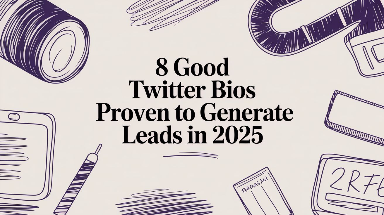 8 Good Twitter Bios Proven to Generate Leads in 2025