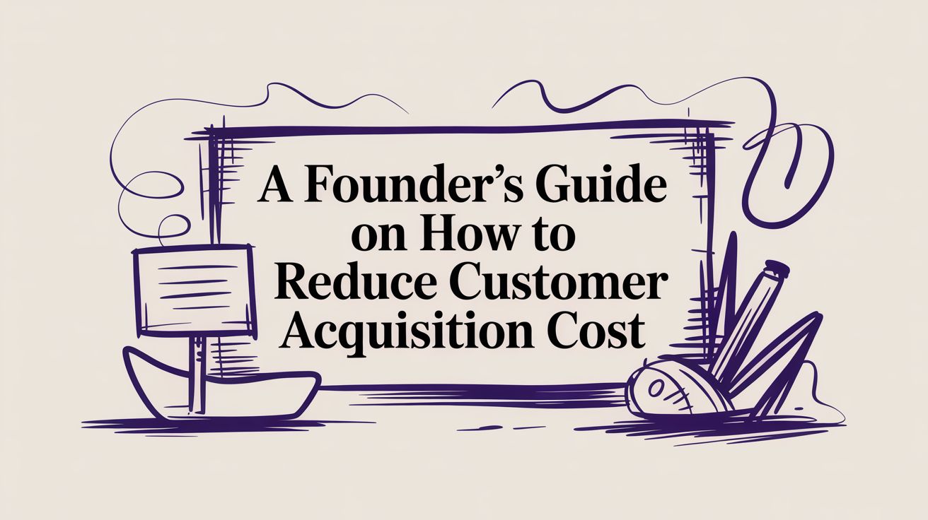 How to Reduce Your Customer Acquisition Cost: A Founder-to-Founder Guide