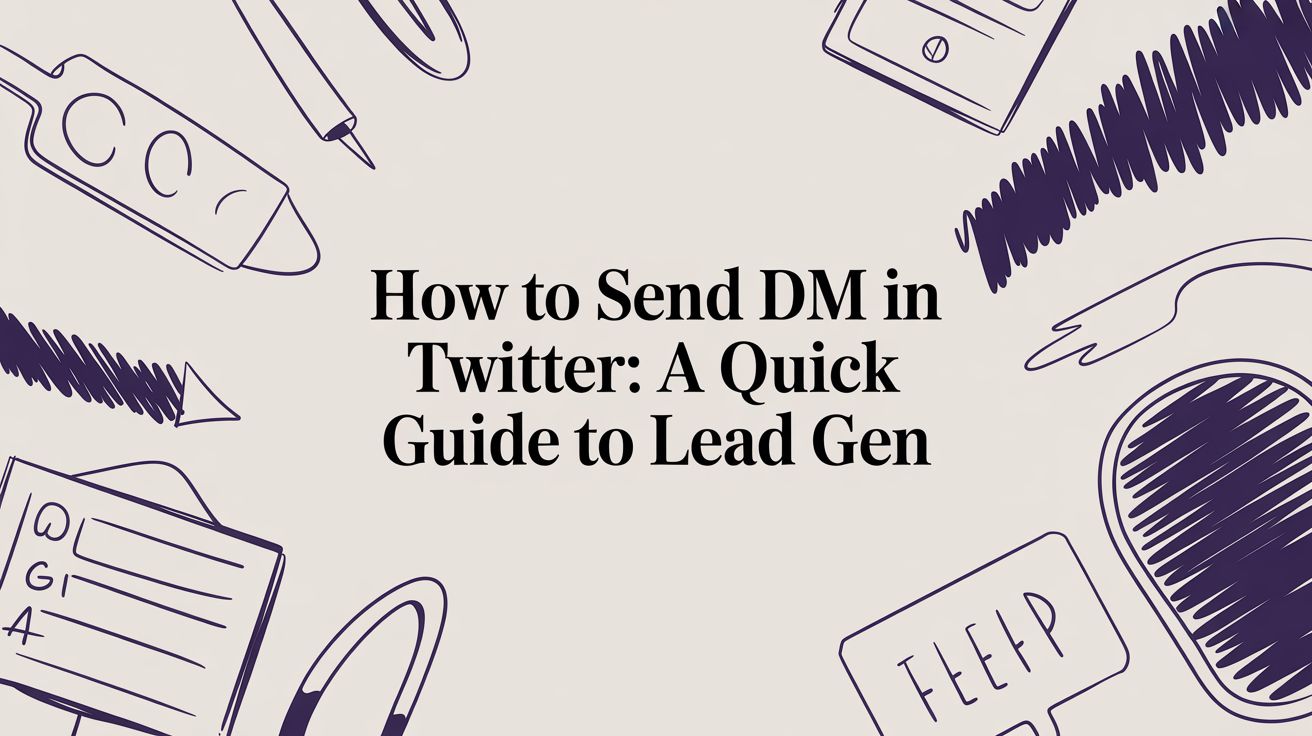 How to Send a DM on Twitter: A Founder's Guide to Lead Gen