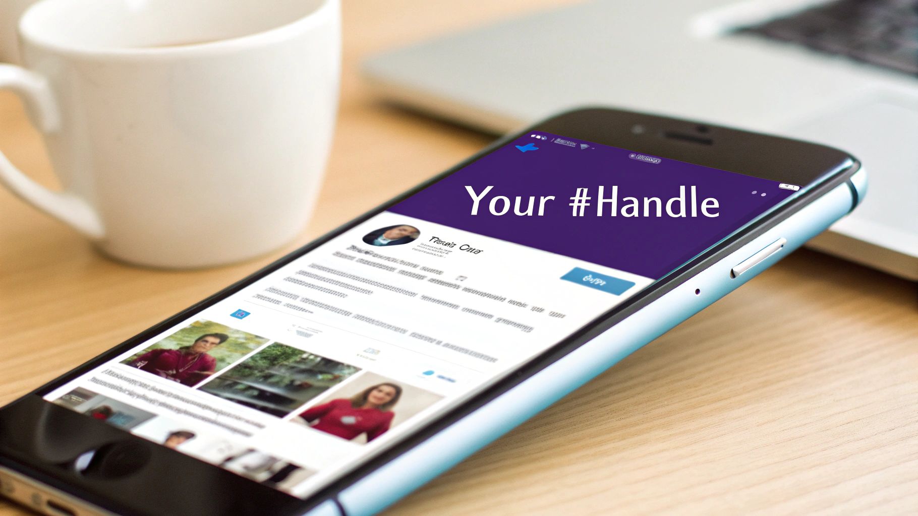 A founder smiling while looking at a phone, representing a positive digital first impression.