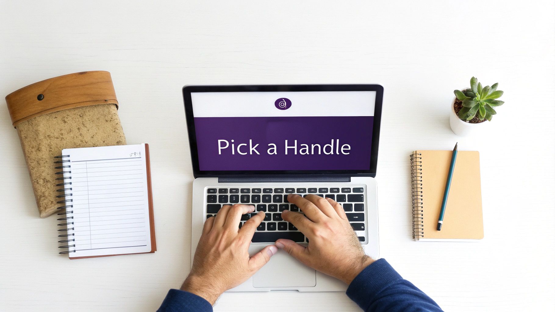 A person at a desk analyzing a growth chart on a computer, symbolizing lead generation.