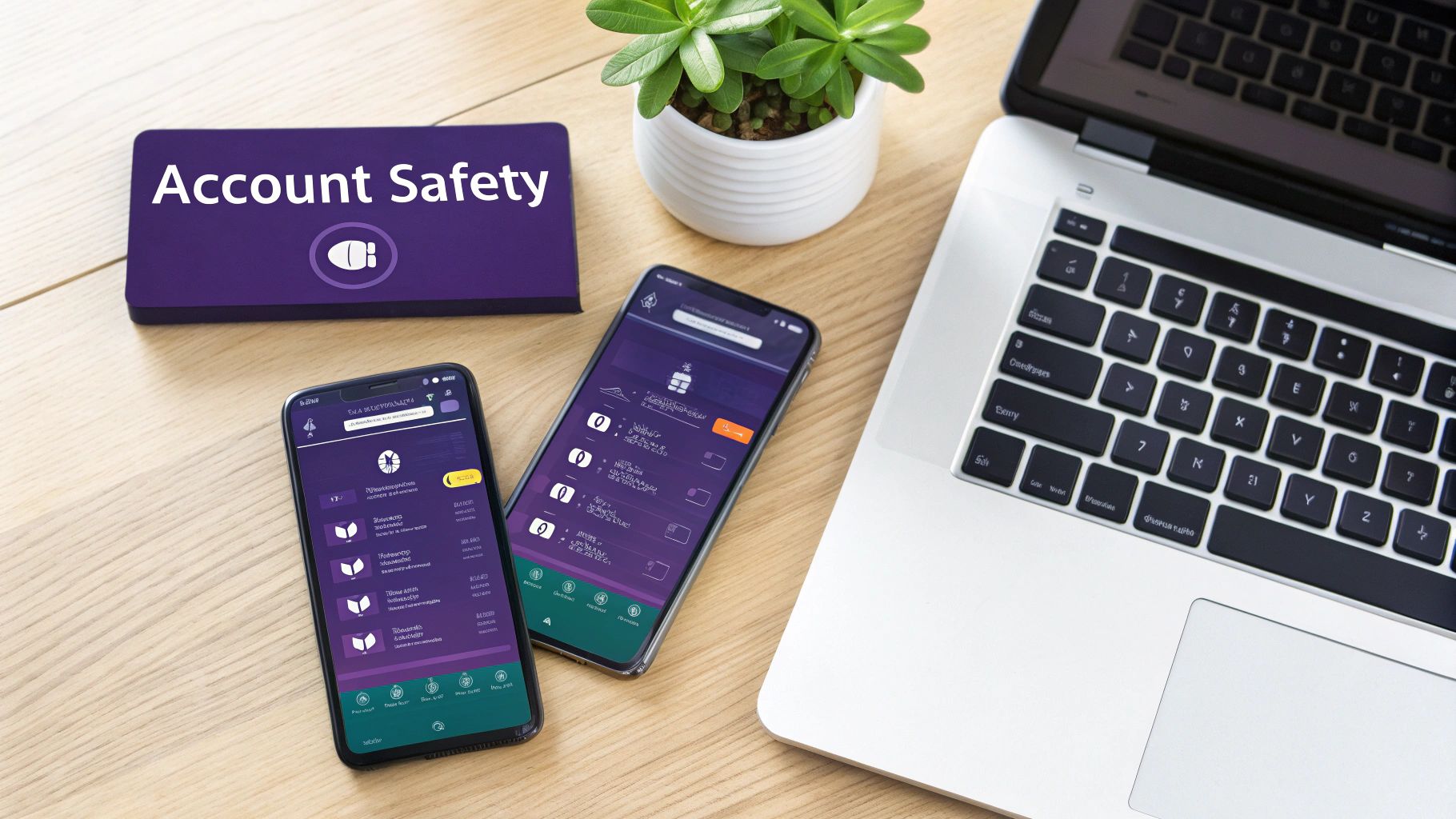 Shield icon protecting a Twitter account from being suspended.