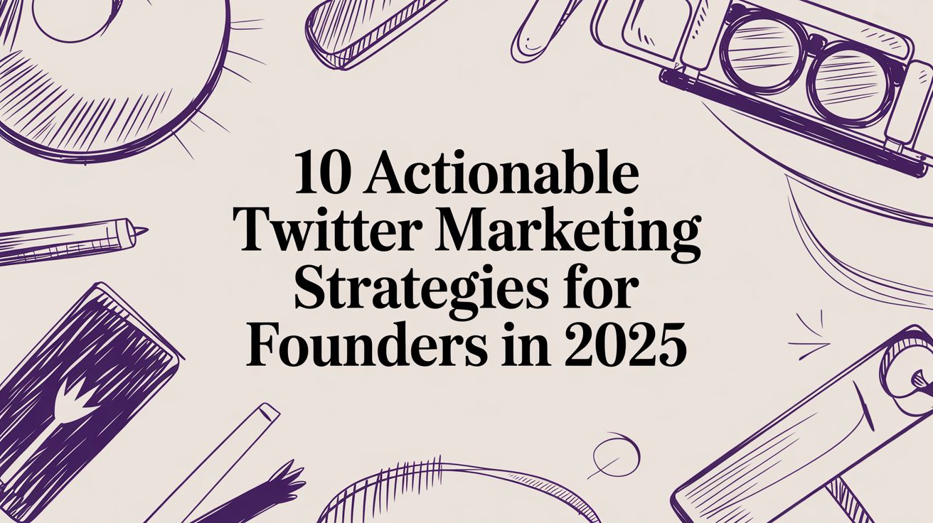 10 Actionable Twitter Marketing Strategies for Founders in 2025