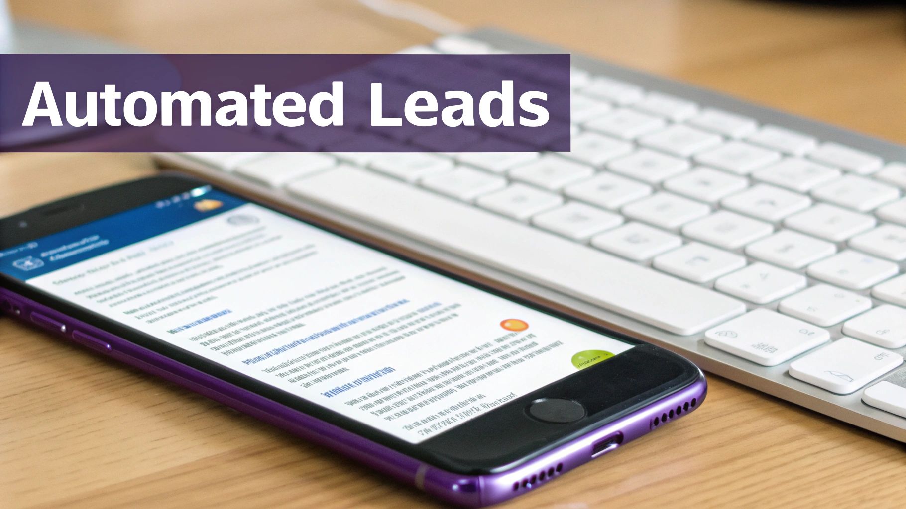 A flowchart showing a scheduled post leading to audience engagement, which then funnels into automated direct messages.