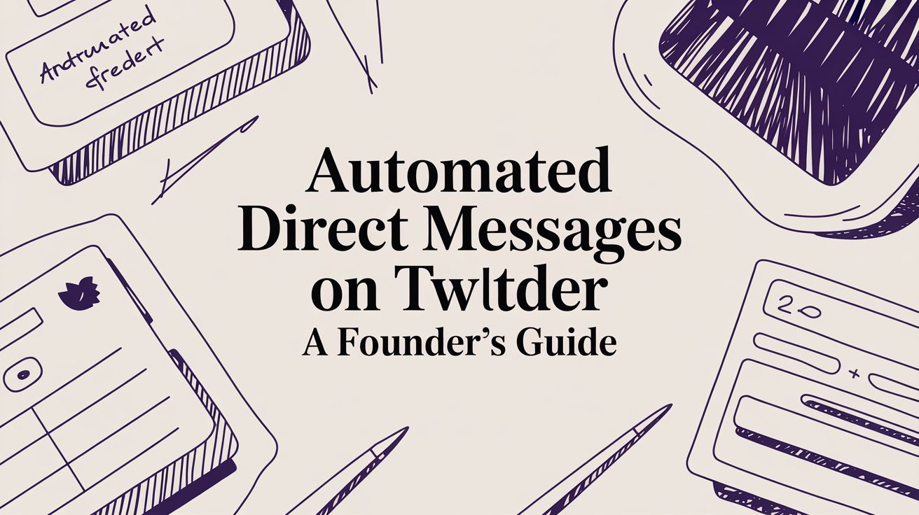 A Founder's Guide to Automated Direct Messages on Twitter