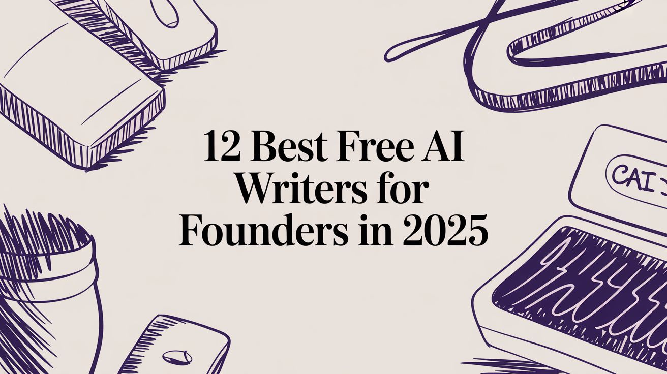 12 Best Free AI Writers for Founders in 2025
