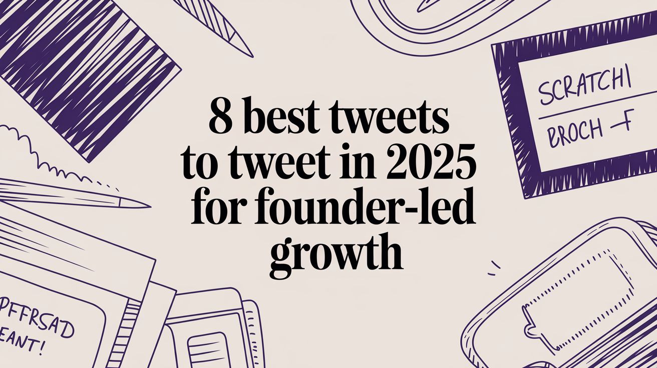 8 Best Tweets to Tweet in 2025 for Founder-Led Growth