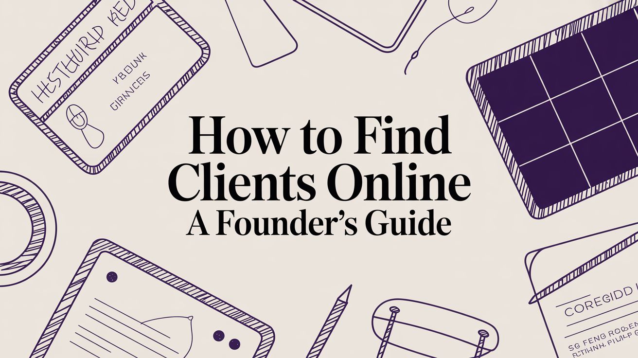 How to Find Clients Online: A Founder's Guide to Scaling SaaS