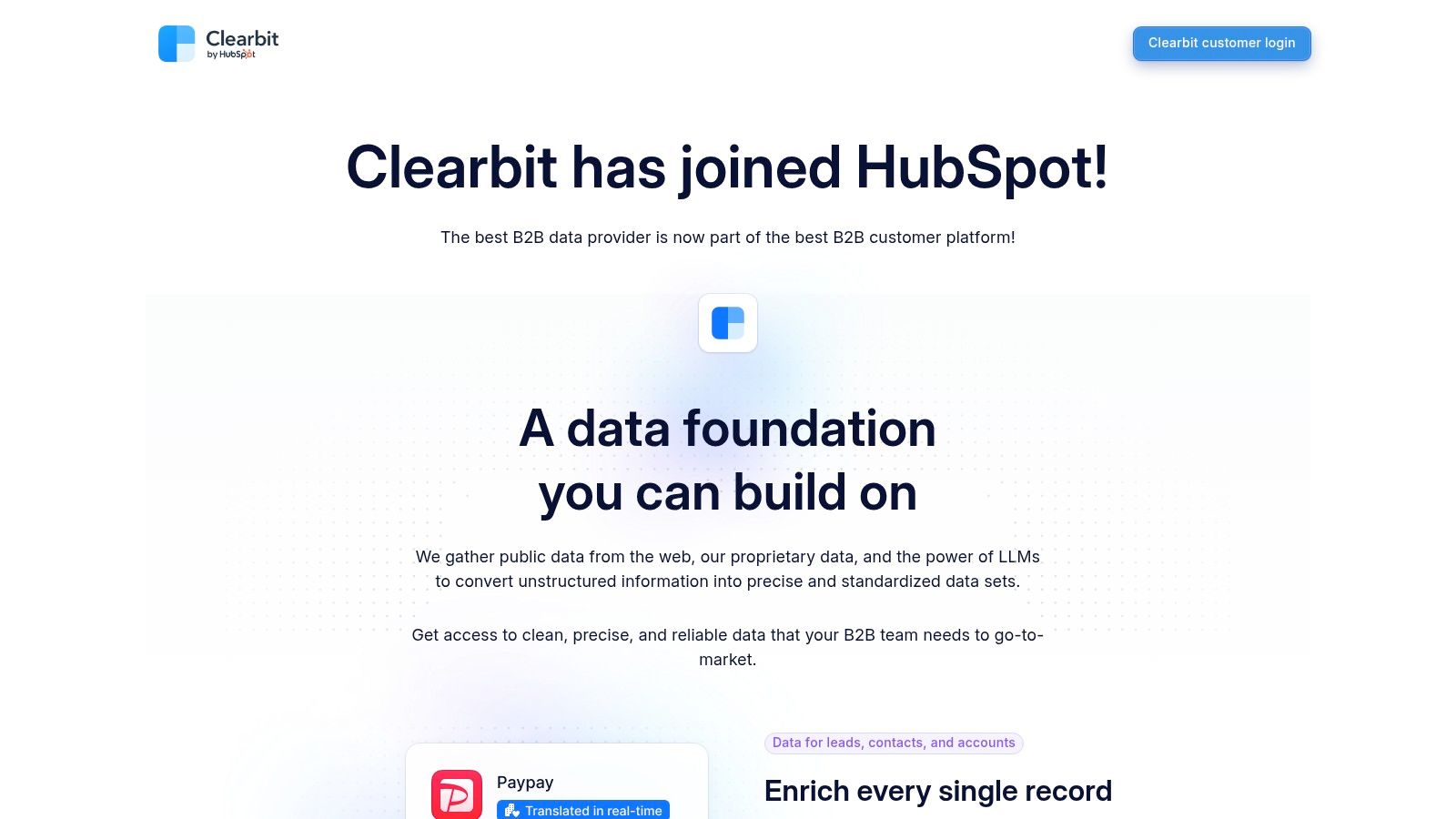 Clearbit (now part of HubSpot)
