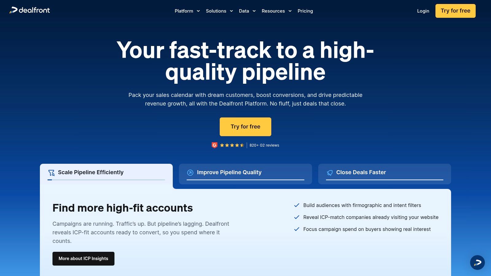 Dealfront (Leadfeeder) — Website visitor identification