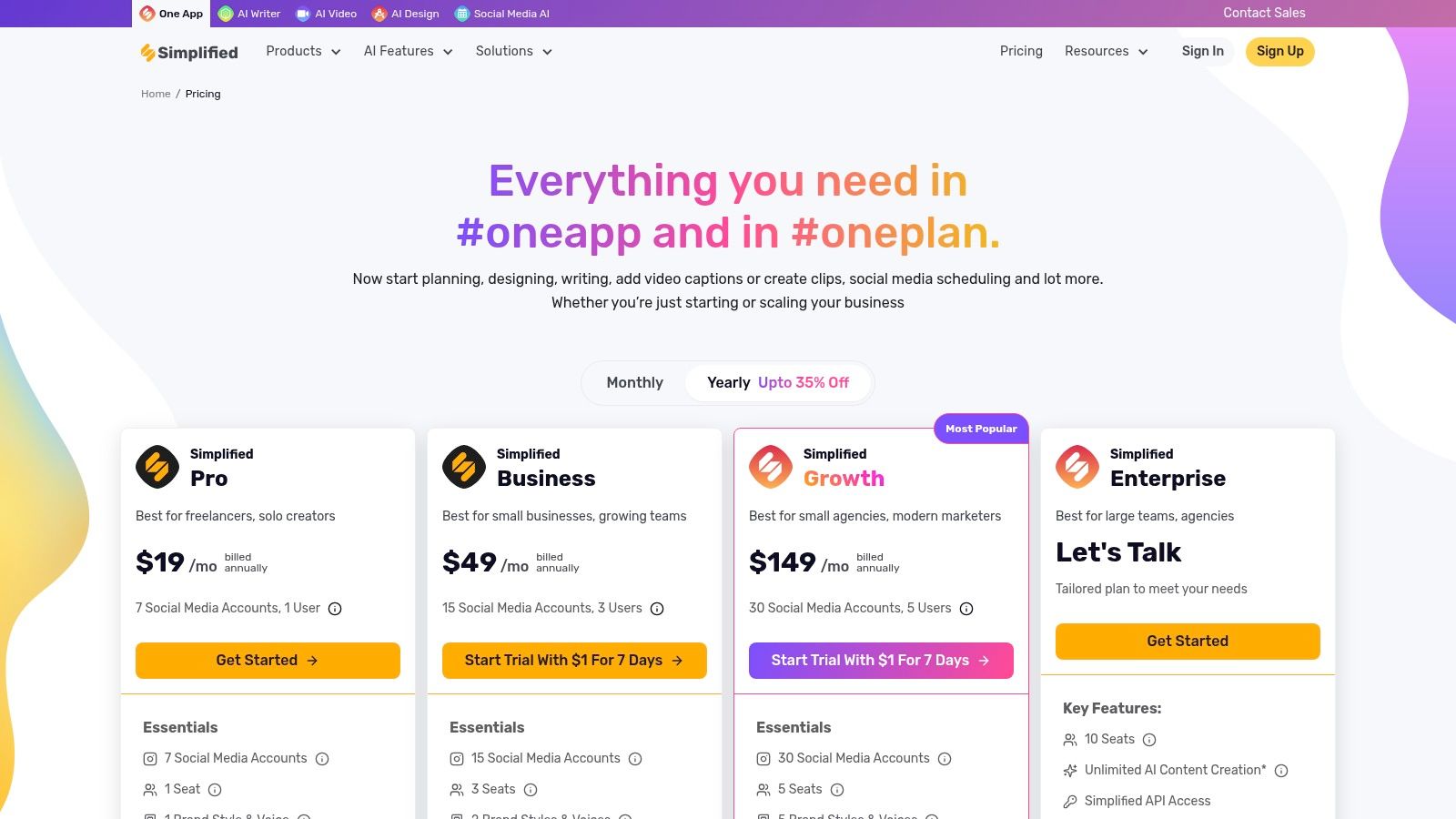 Simplified AI Writer