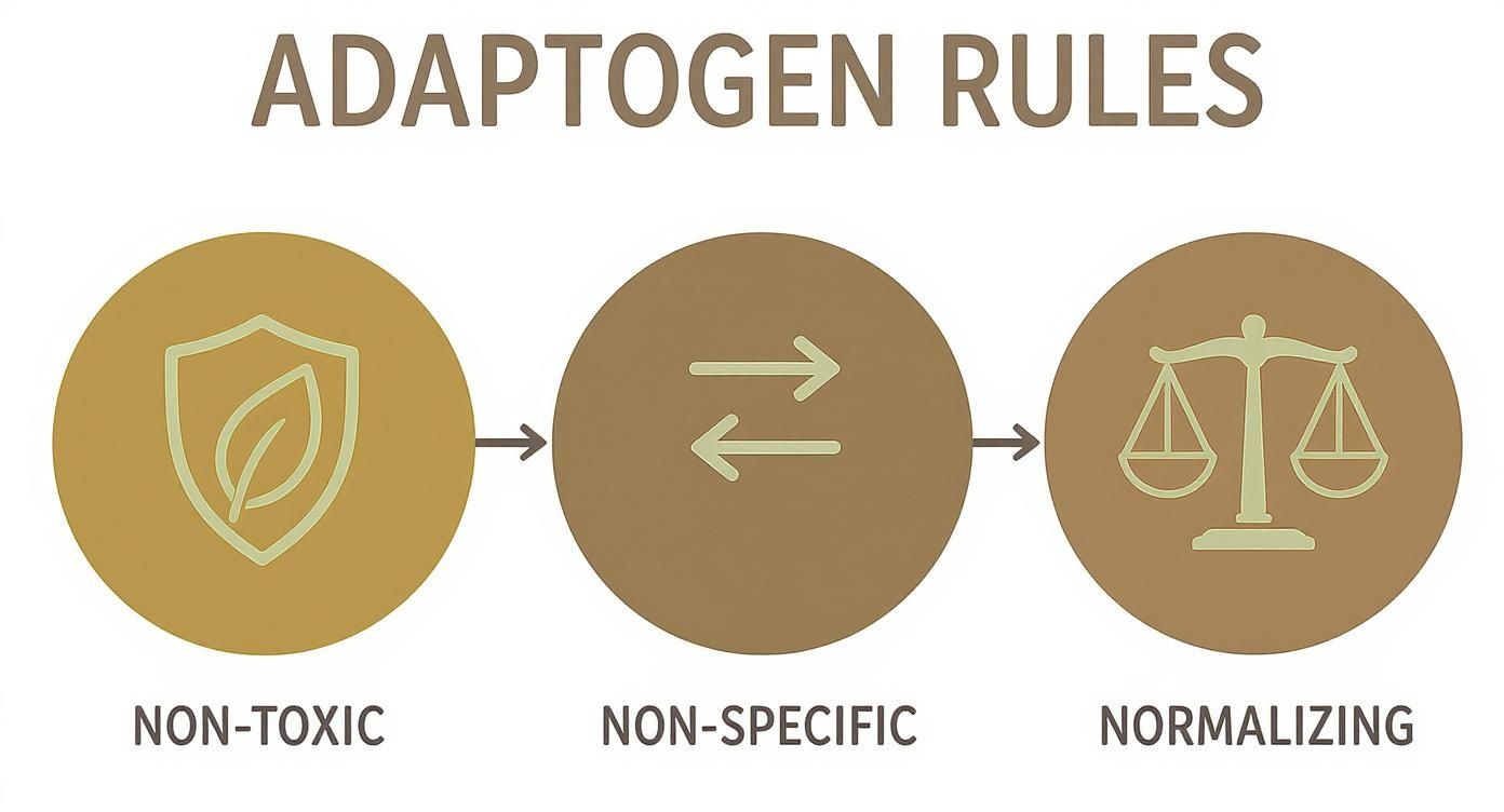 Infographic about what are adaptogens