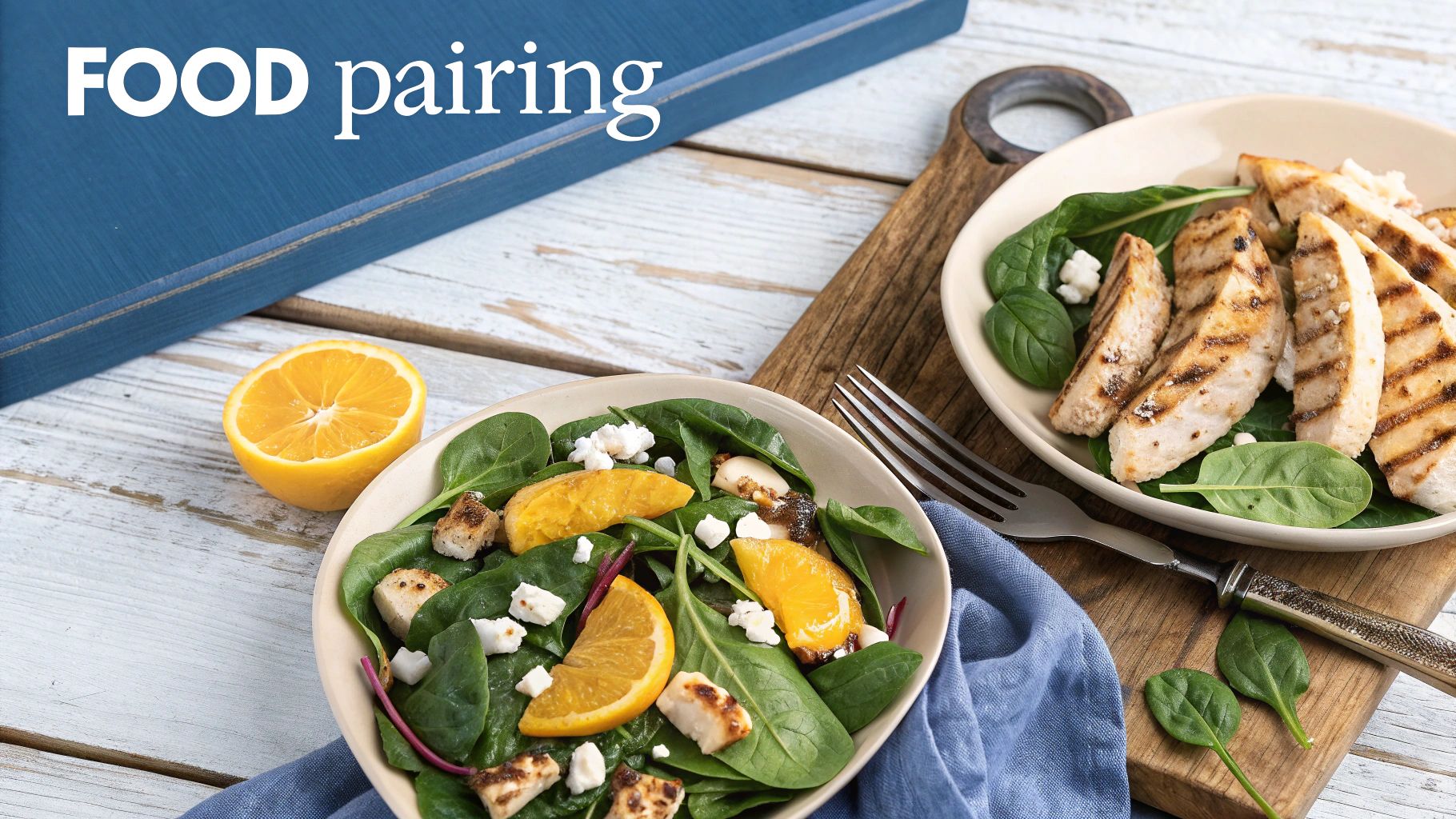 A person mindfully eating a healthy meal in a calm setting.