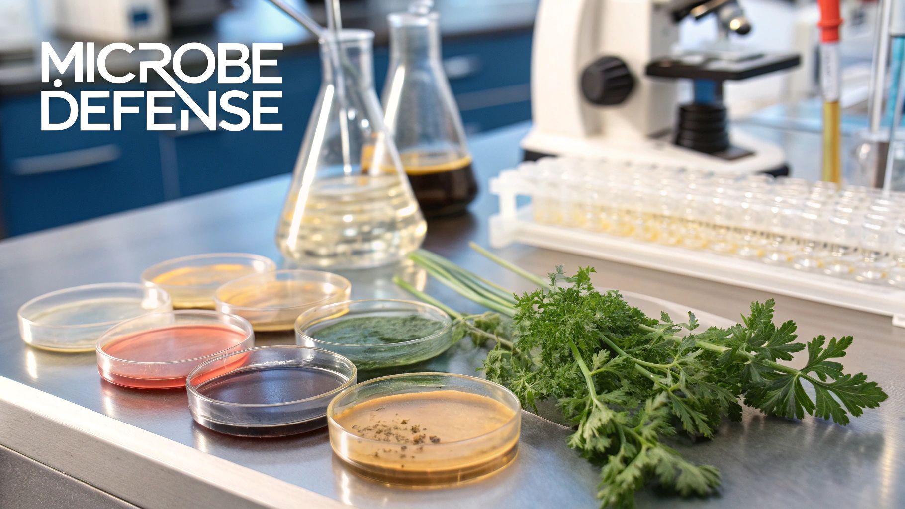 Potent Antiparasitic & Antimicrobial Action