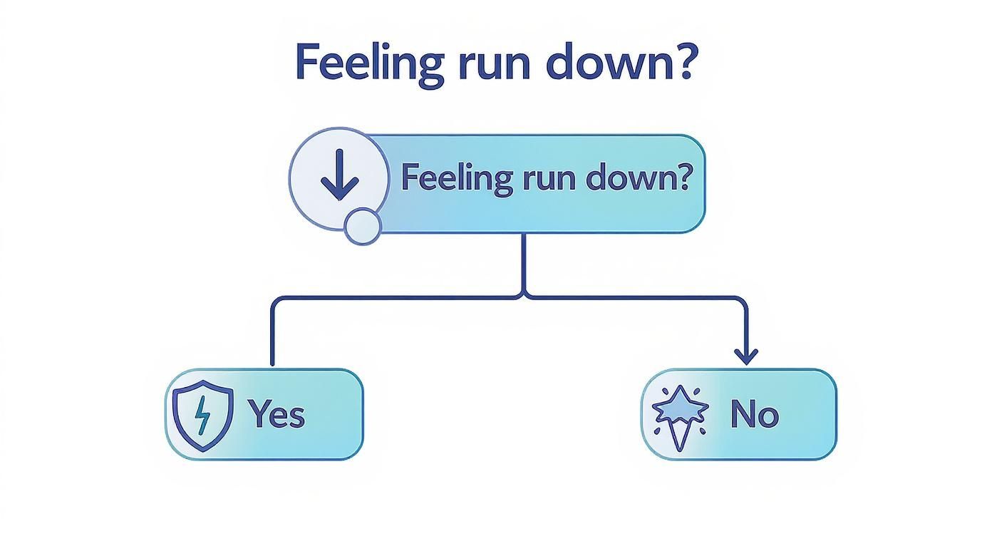 Infographic about benefits of greens powder