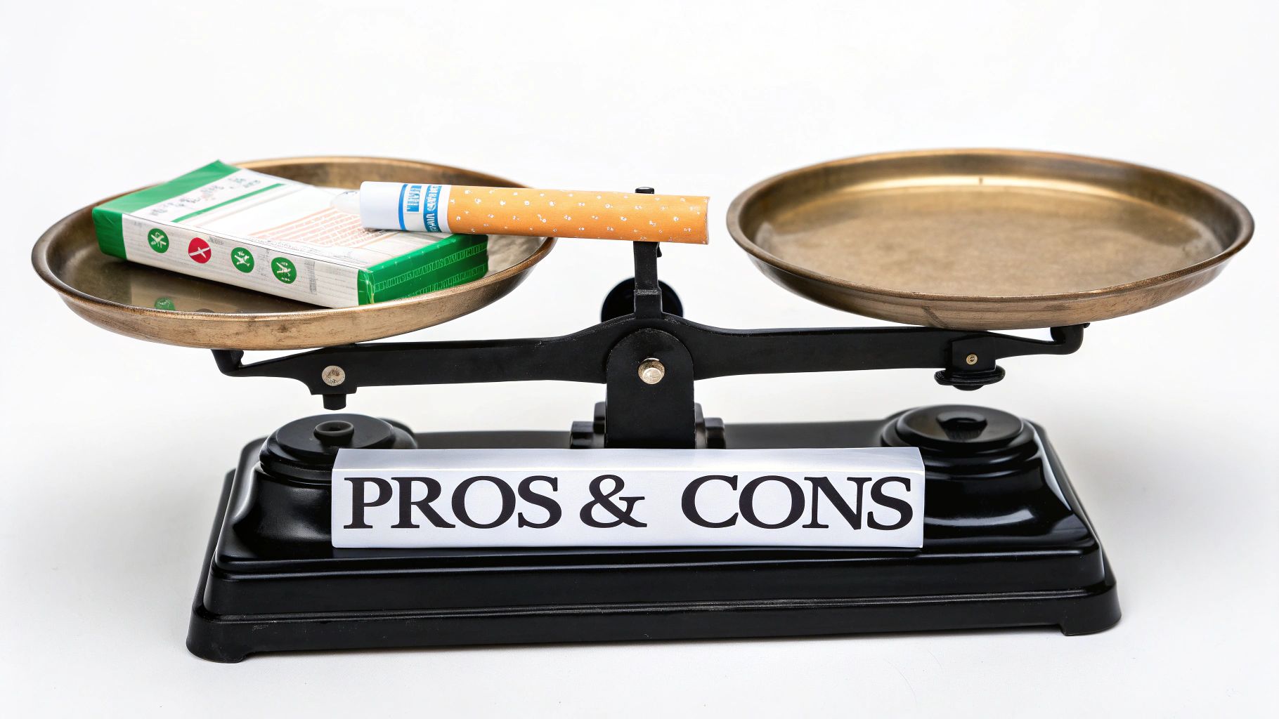 A person thoughtfully looking at an Extra-Gum pack in their hand.