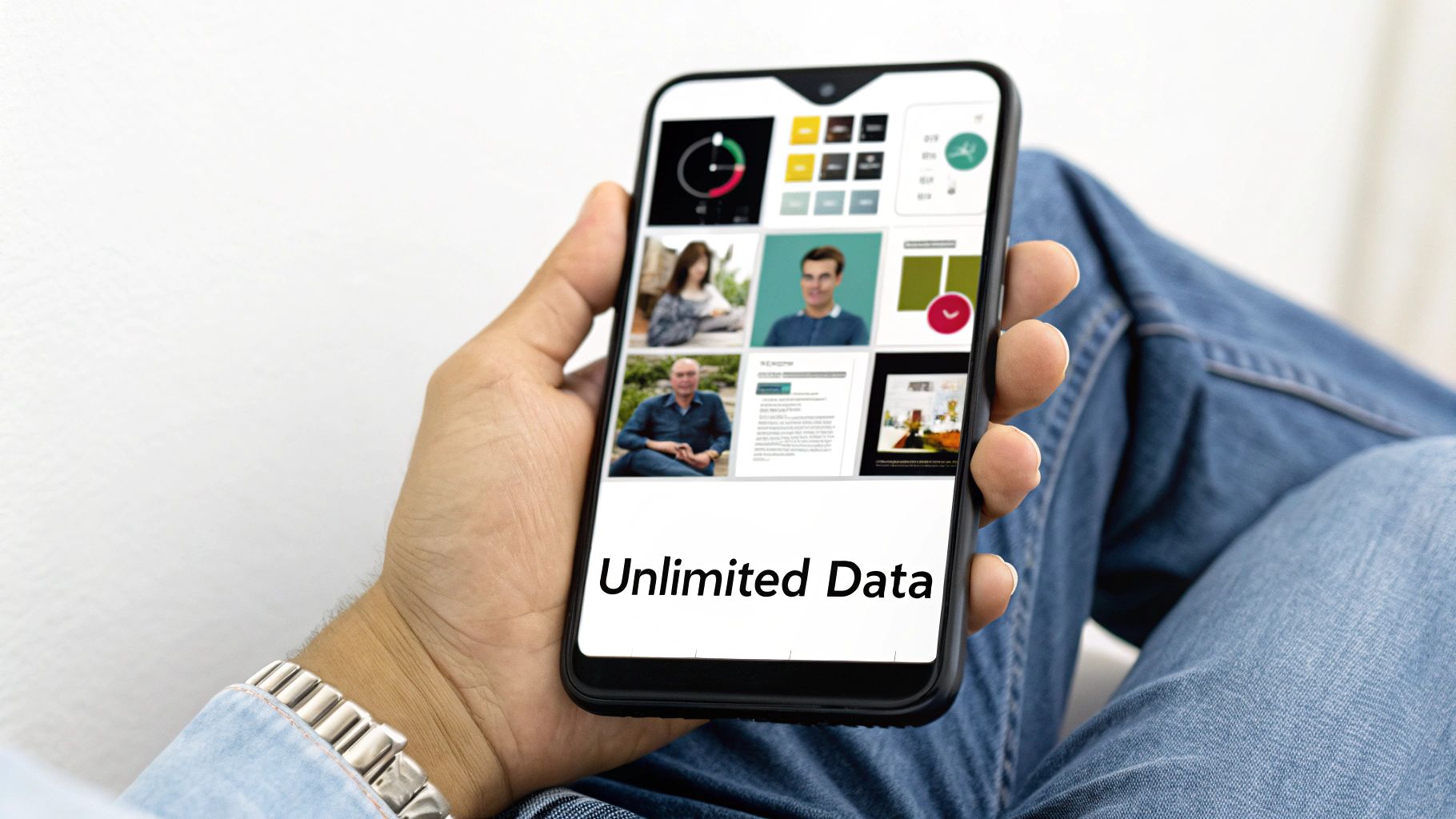 Infographic showing key data about Visible: Best for Simple, Unlimited Data on a Top-Tier Network