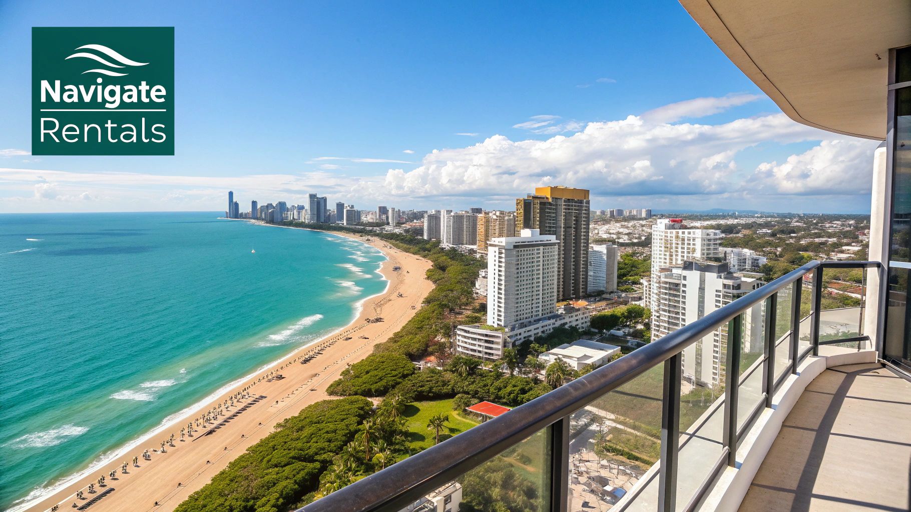 Woman looking at a map of Miami neighborhoods to find an apartment