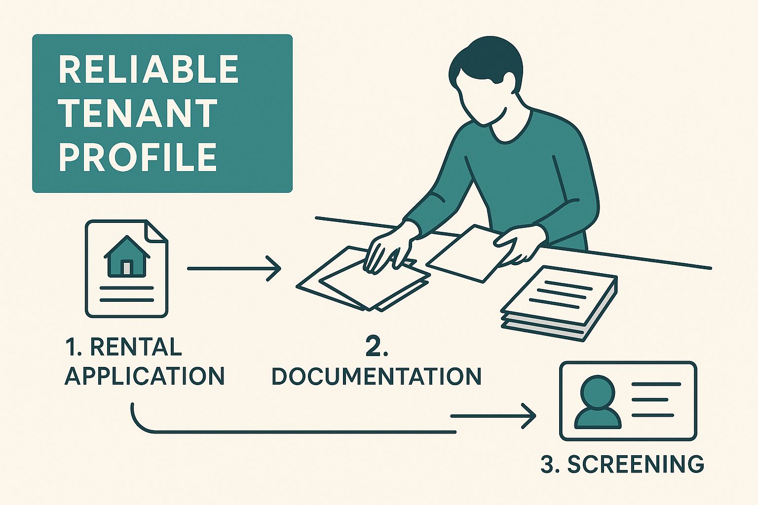 Infographic about apartment for rent without credit check