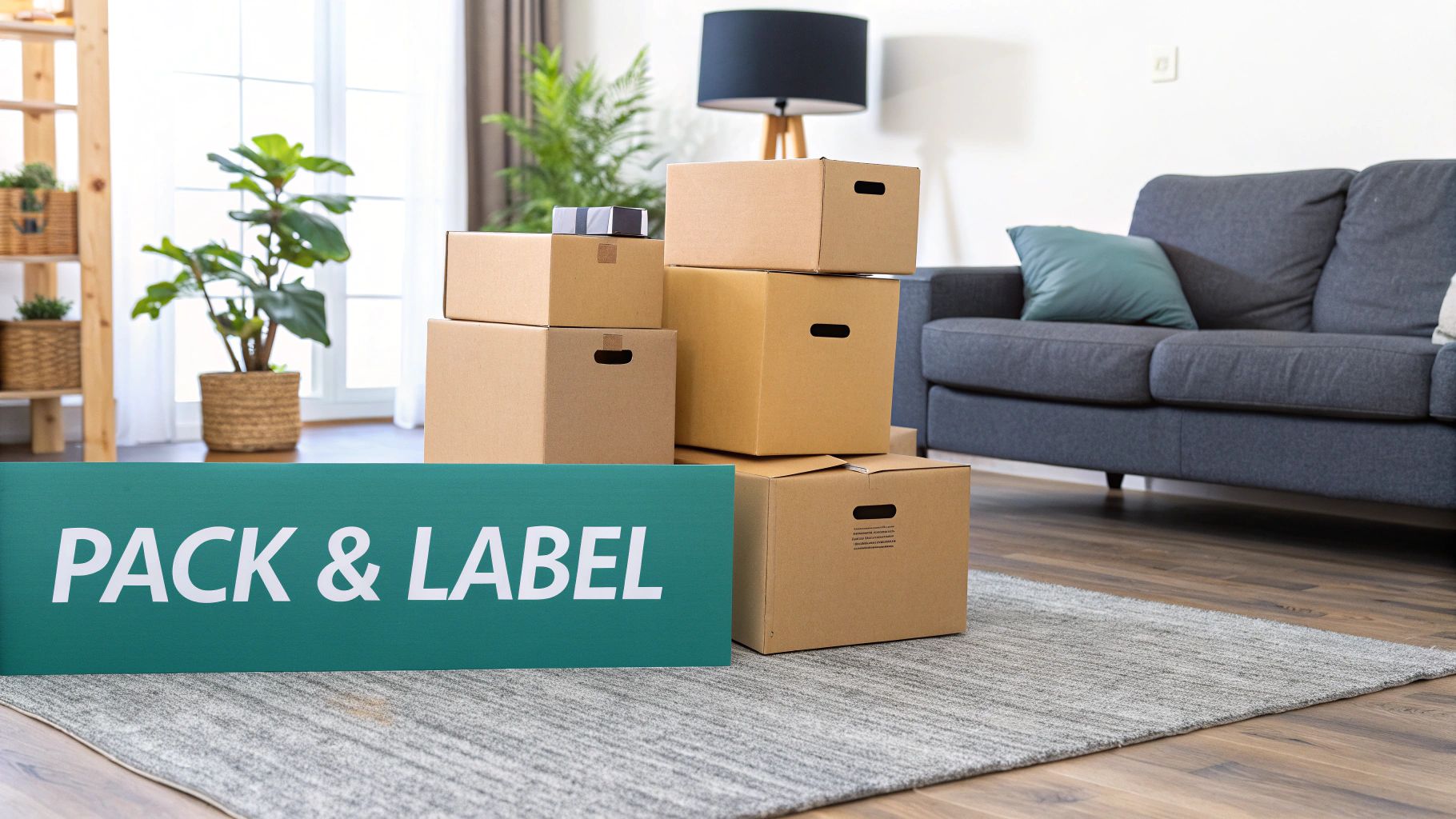 Pack and Label Belongings Systematically