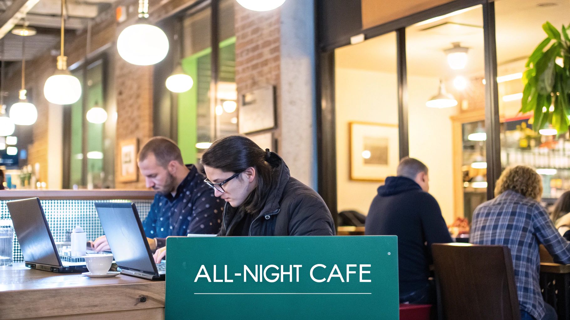 24-Hour Coffee Shops and Cafes