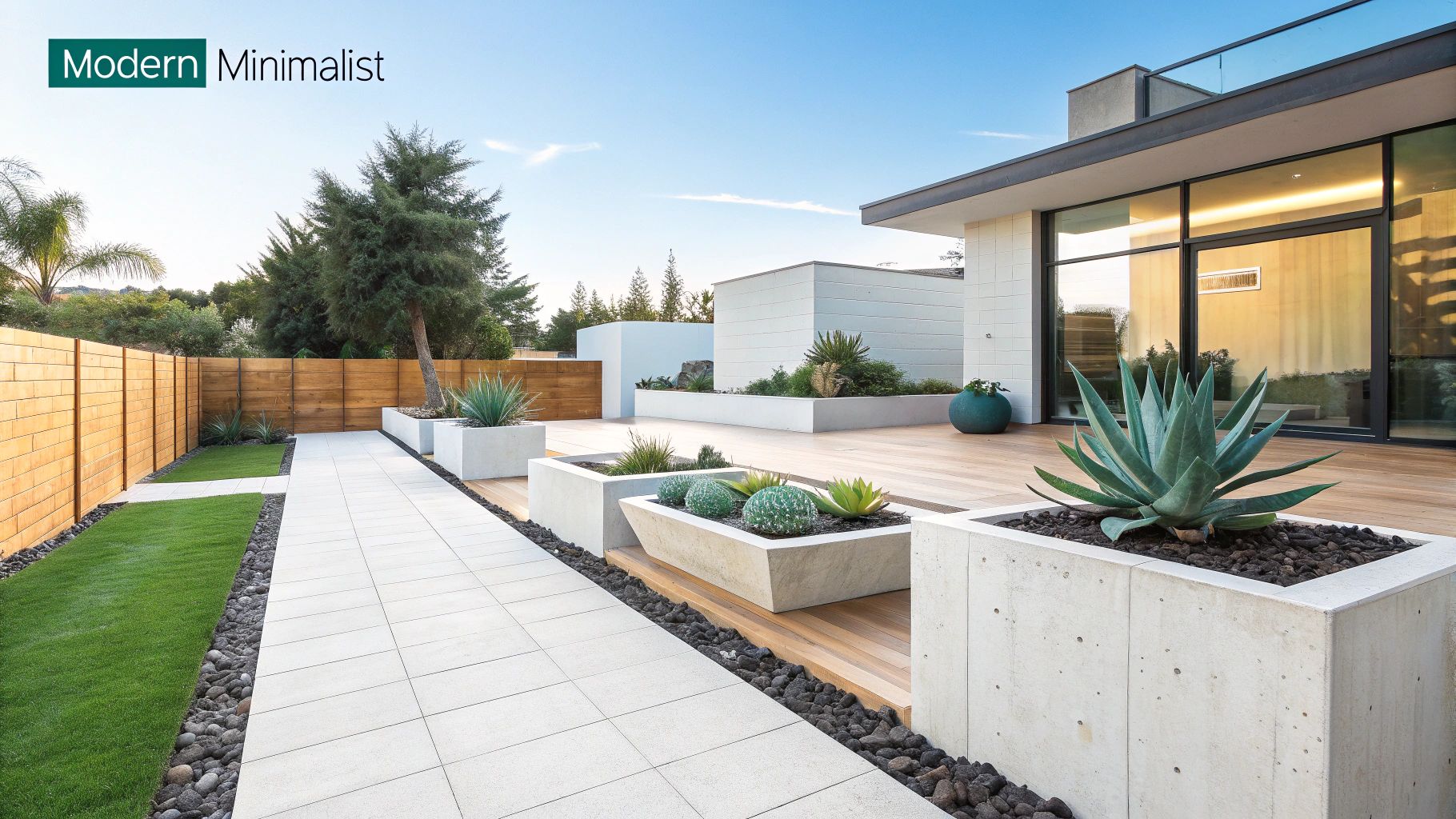 Modern Minimalist Landscape