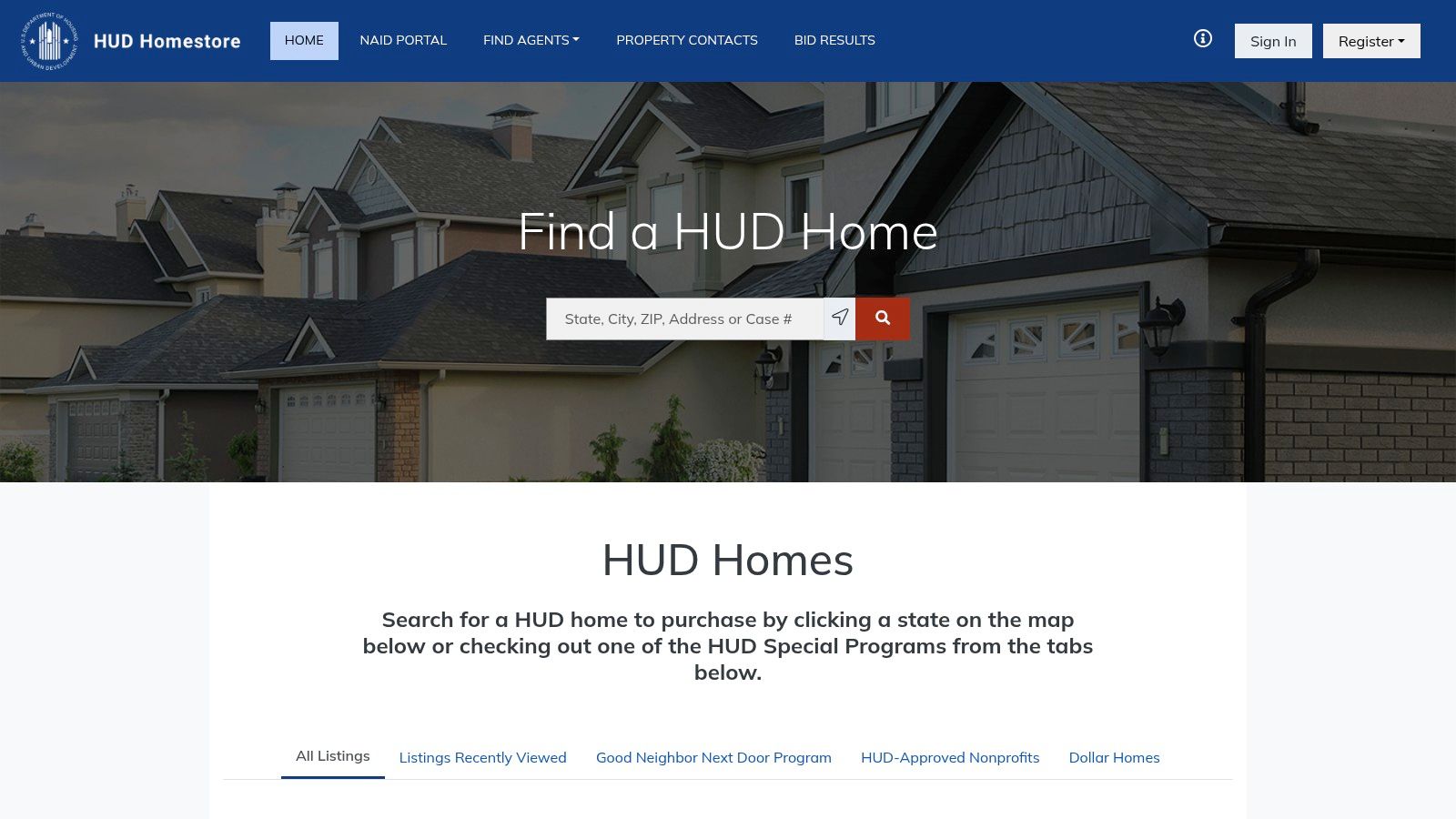 HUD Home Store