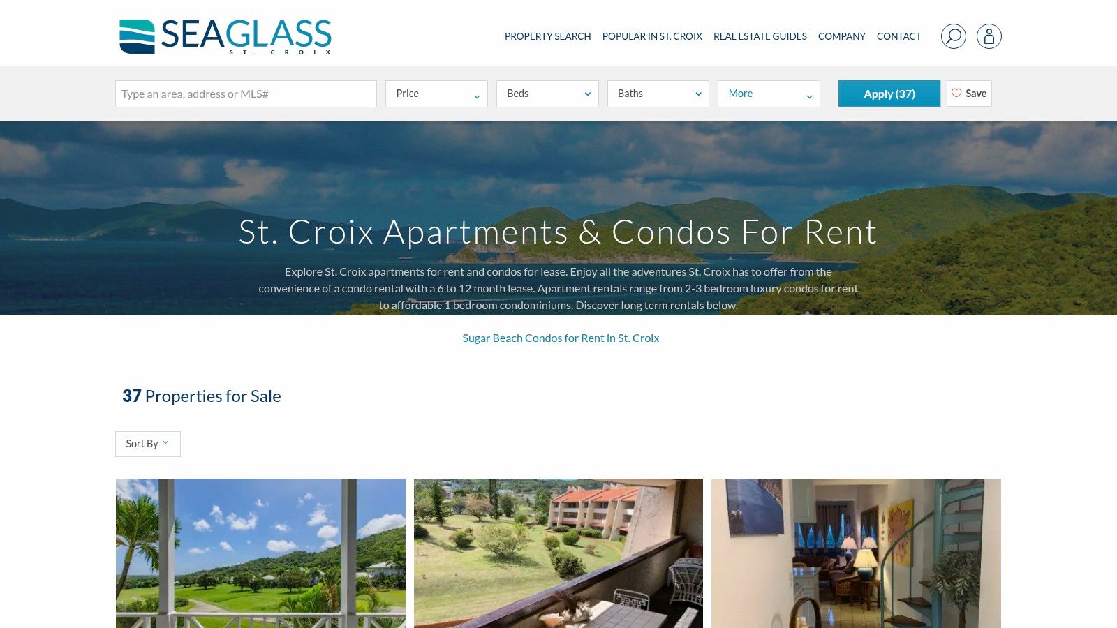 St. Croix Apartments & Condos For Rent | Sea Glass St. Croix