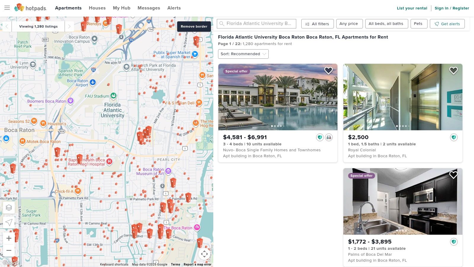 HotPads – Apartments near Florida Atlantic University