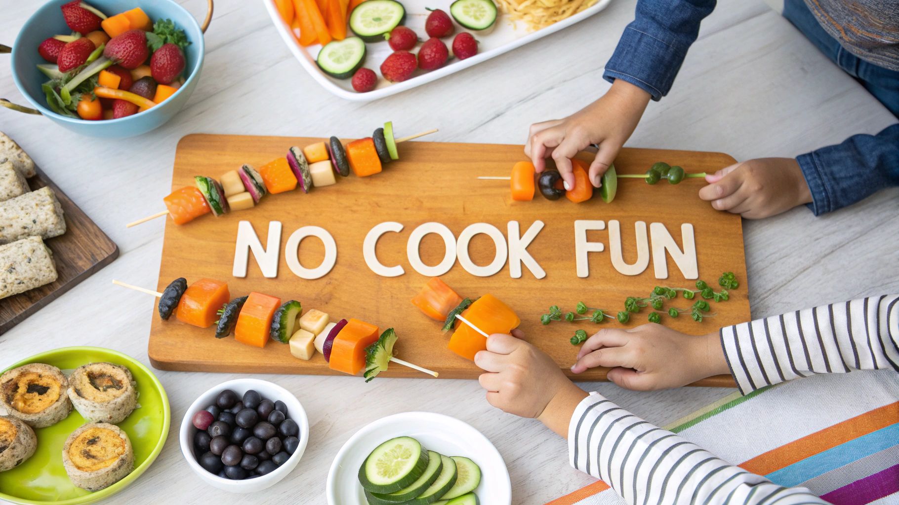 8 Fun & Easy No Cook Recipes for Kids To Make in 2025