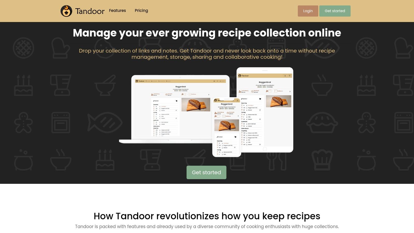 Tandoor Recipes (self-hosted)