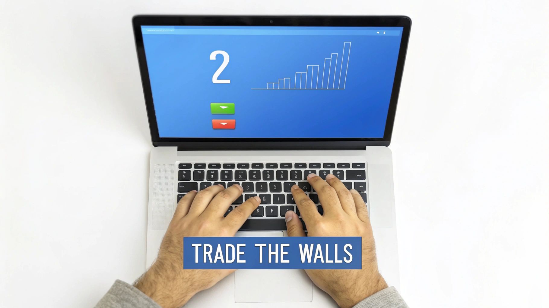 A trader analyzing complex stock charts and data on multiple monitors