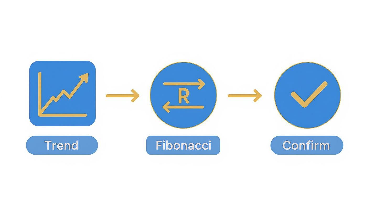 Infographic about fibonacci retracement and extension levels