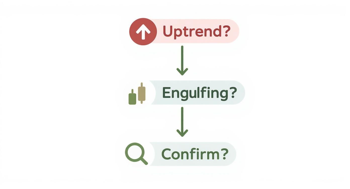 Infographic about candlestick patterns engulfing