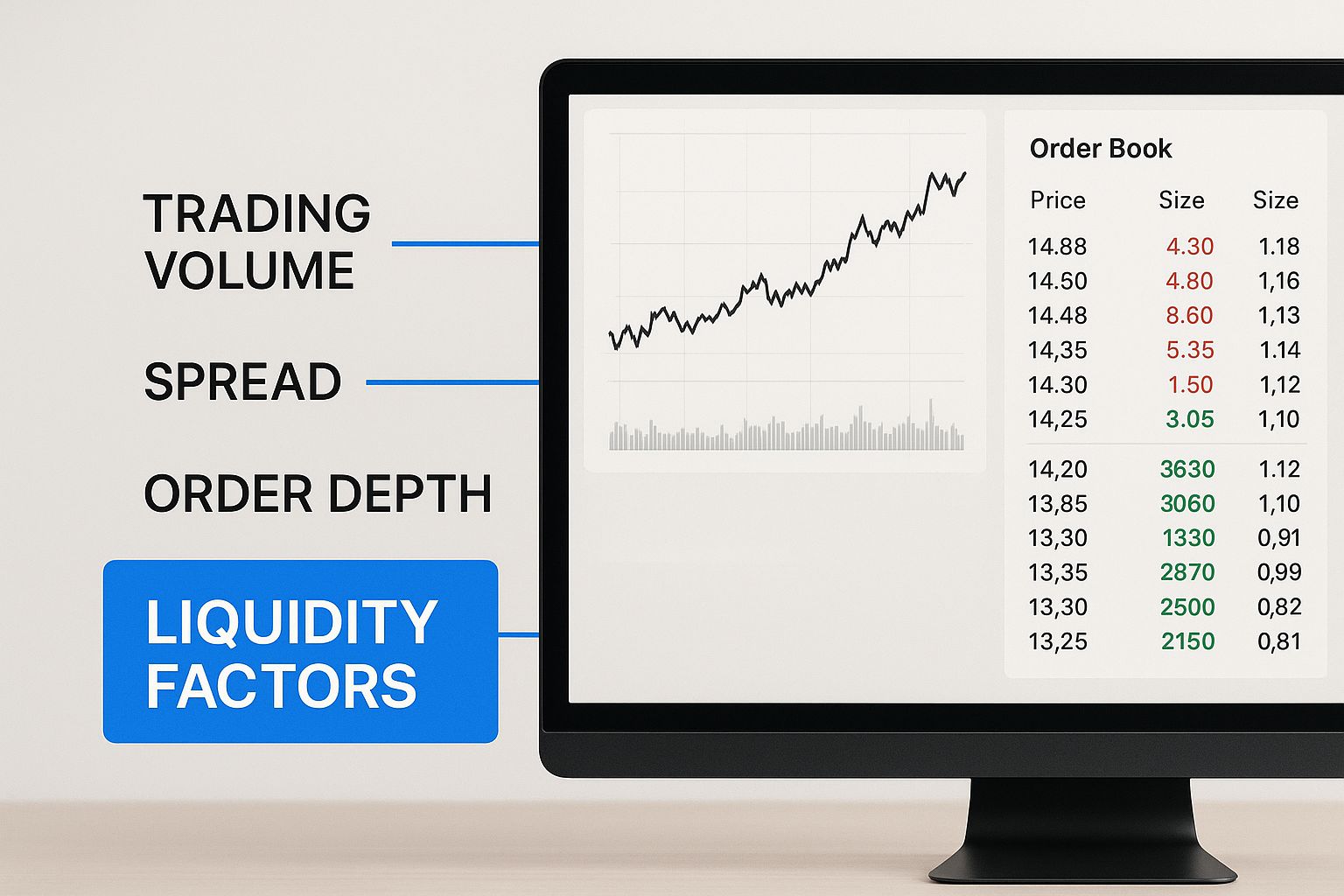 Infographic about what is market liquidity