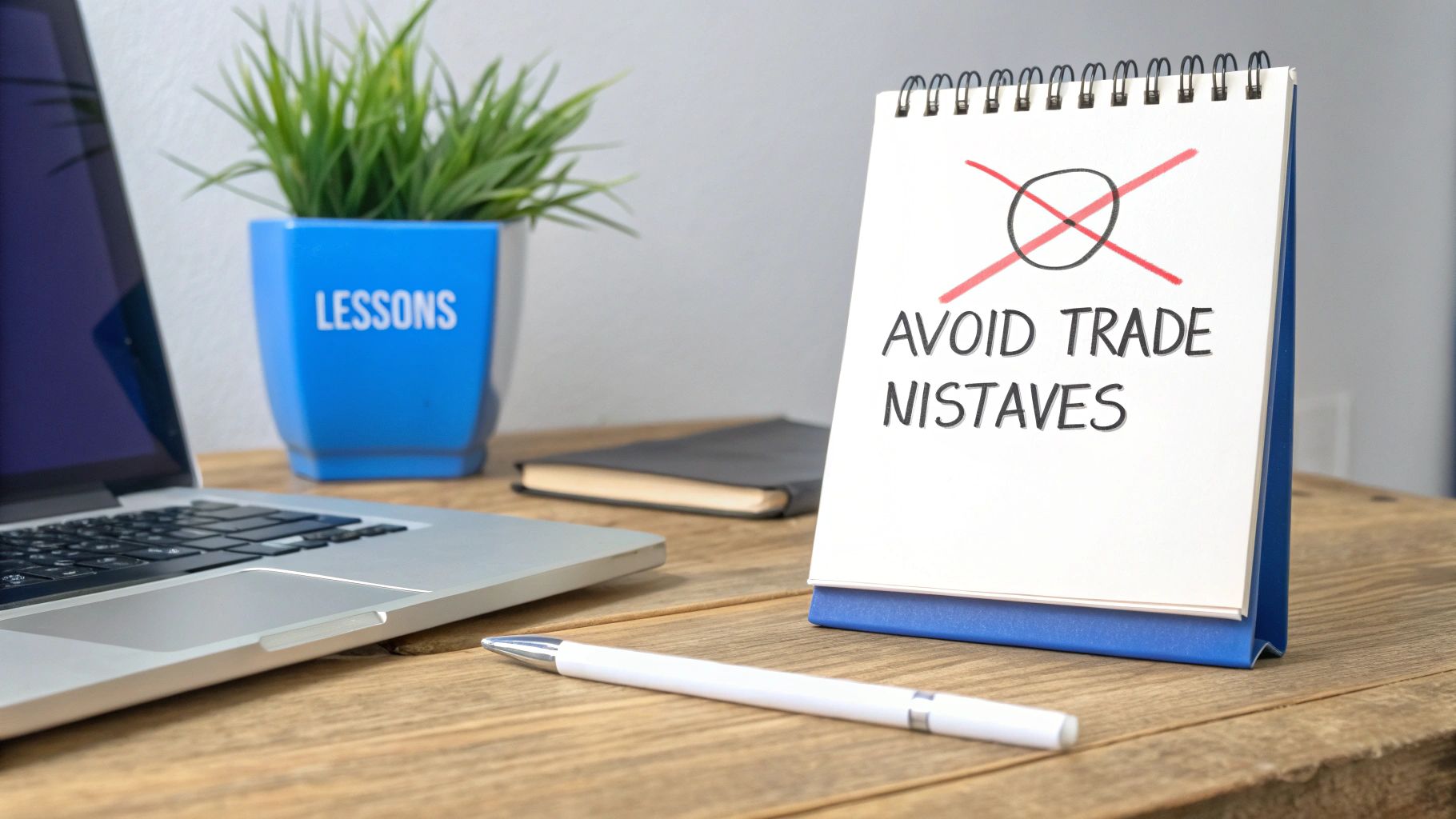 A tangled mess of red and green arrows on a chart, symbolizing trading mistakes and confusion.