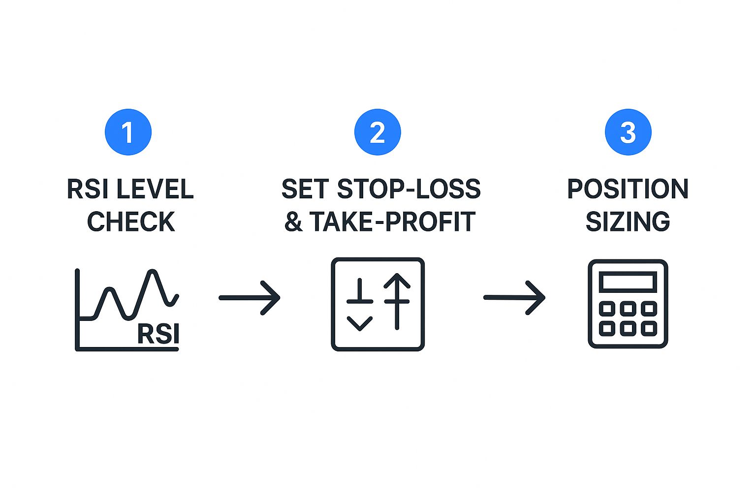 Infographic about rsi trading strategy