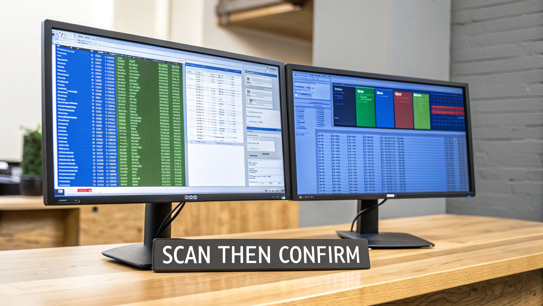 A trading interface showing stock scanners and charts from ChartsWatcher