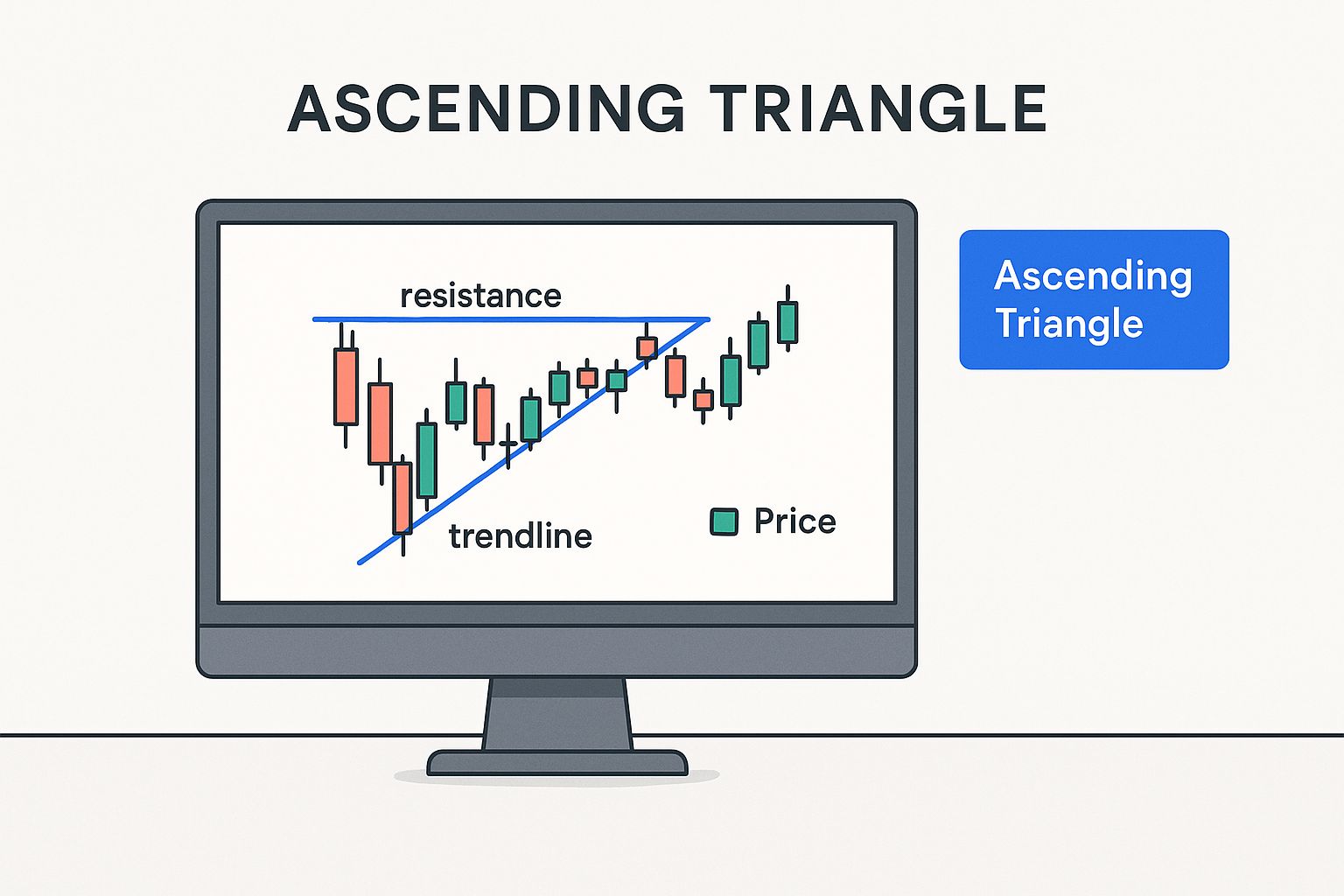 Infographic about triangle pattern trading