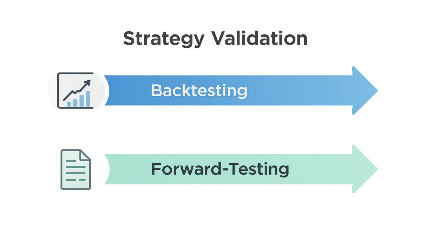 Infographic about scalping trading strategy