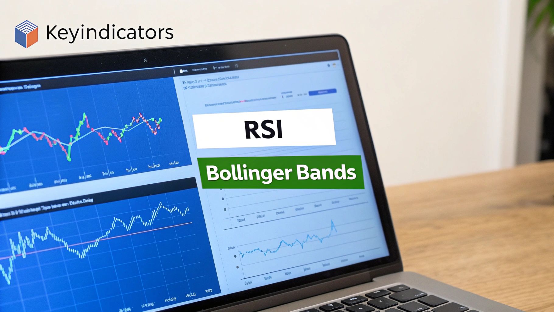 A stock chart with oversold indicators highlighted