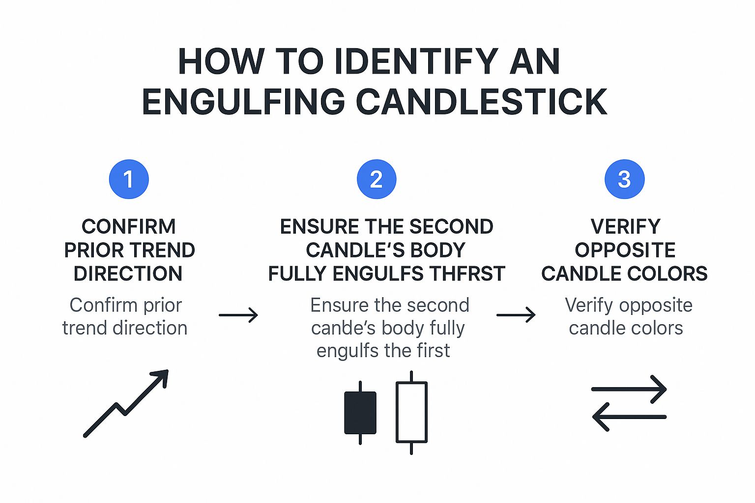 Infographic about engulfing pattern candlestick