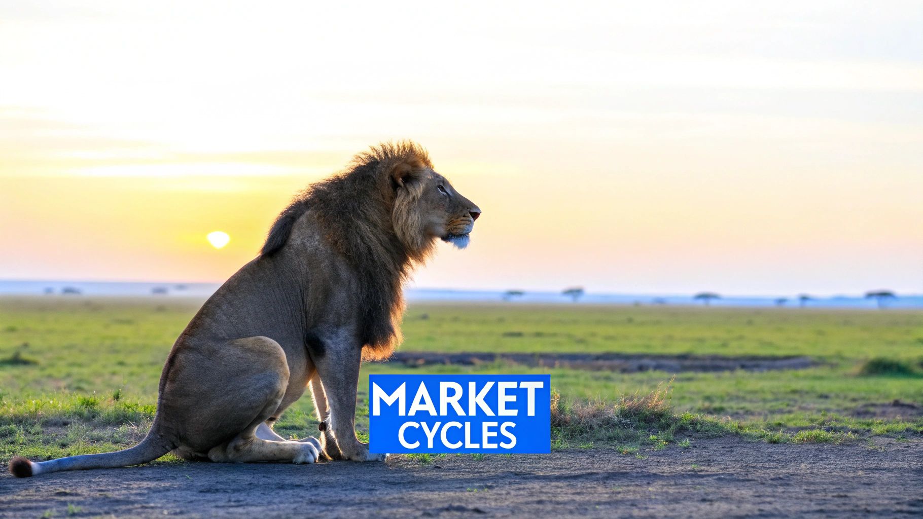A chart showing the four distinct phases of a market cycle, from accumulation to markdown.